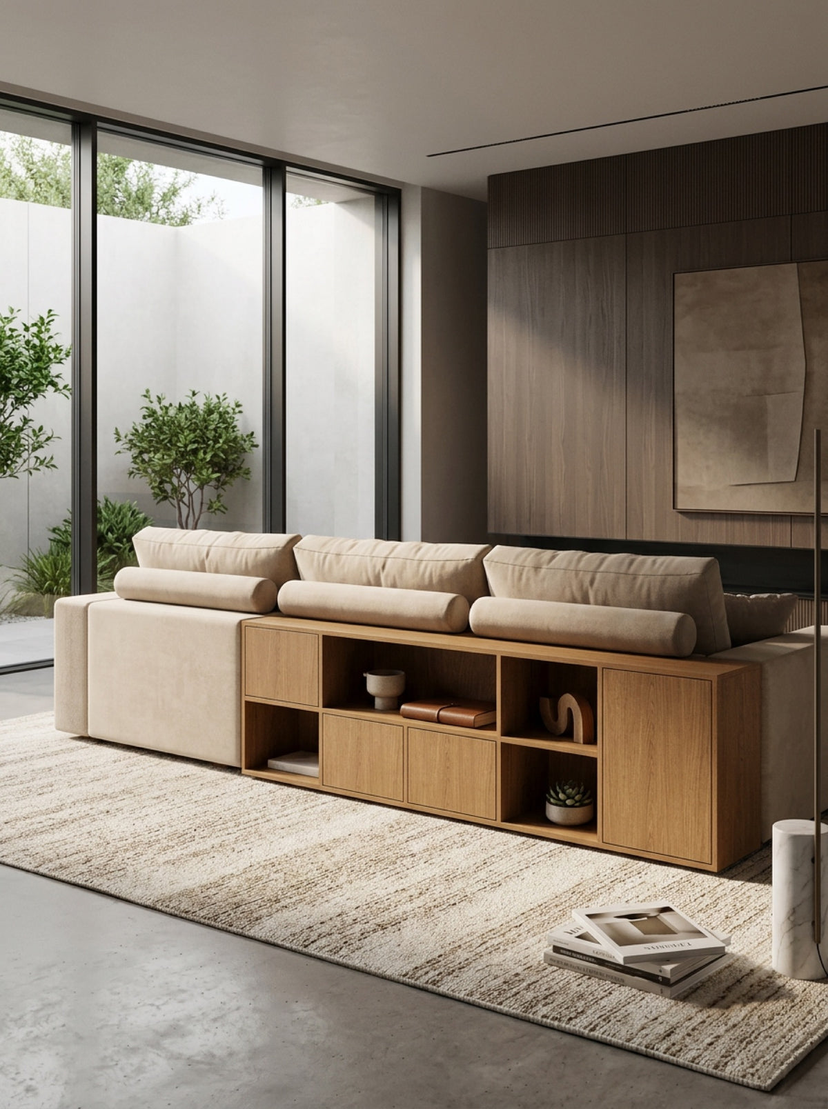 MADDOX com chaise numa sala