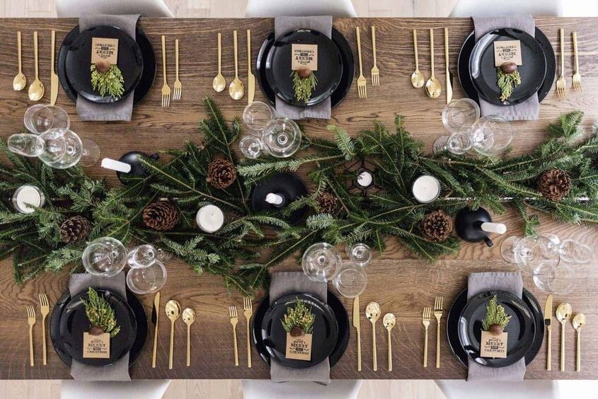 Como preparar a sua mesa de natal.