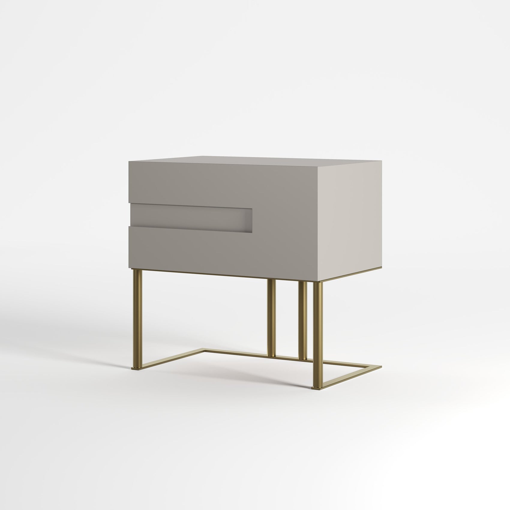 VOID (MATE · Lacado Taupe · Dourado Escovado Mate)