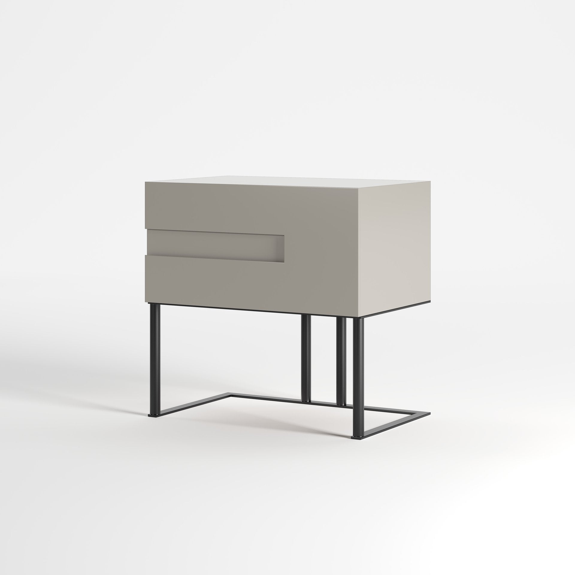 VOID (BRILHO · Lacado Taupe · Preto Mate)