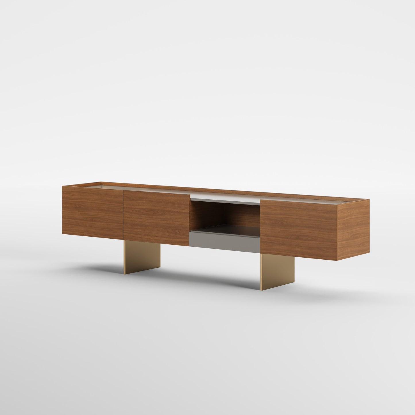 PILLAR (Lacado Taupe · Madeira Nogueira)