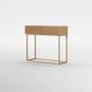 HALL WOOD (Madeira Carvalho · Dourado Escovado Mate)