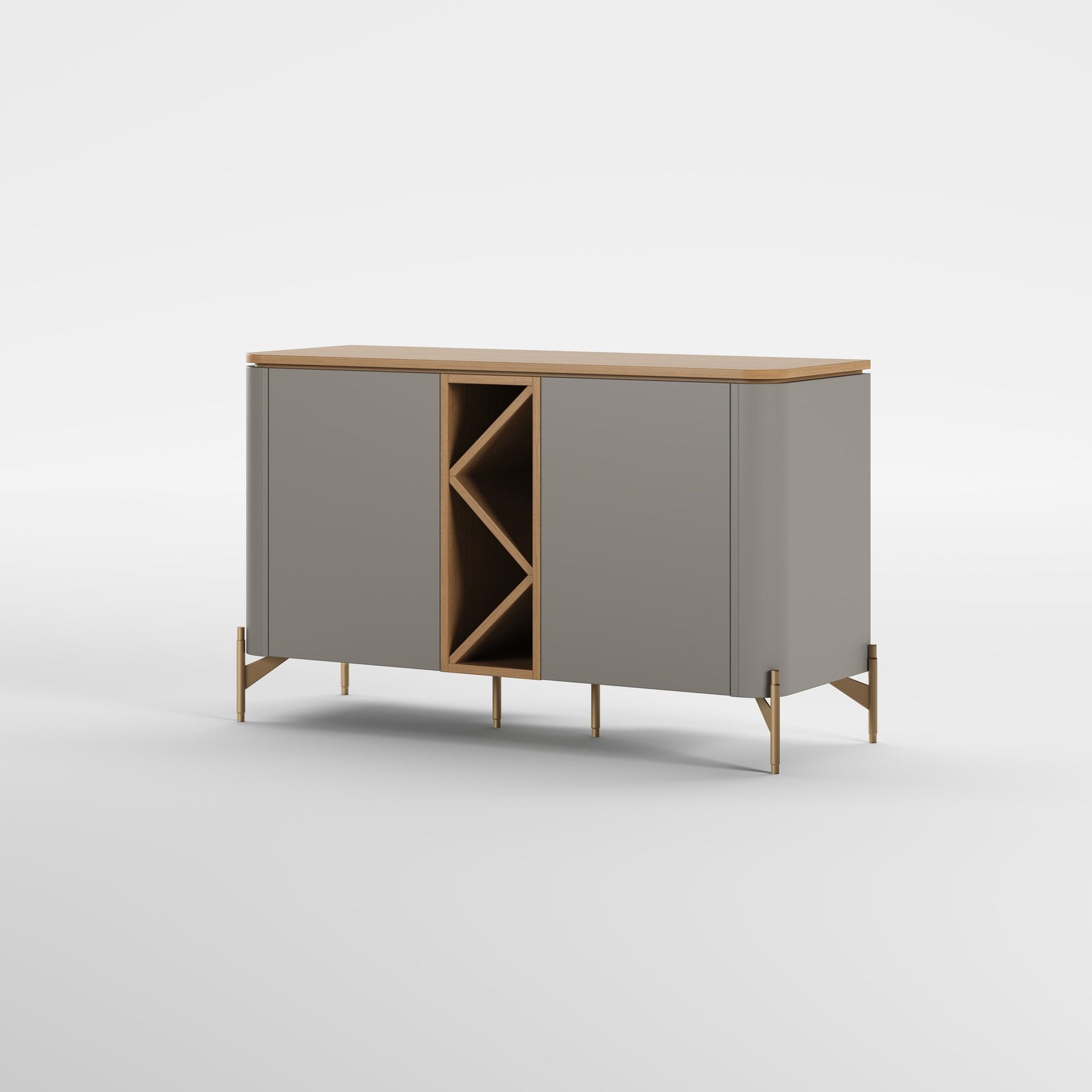 ARC (Lacado Taupe · Madeira Carvalho)