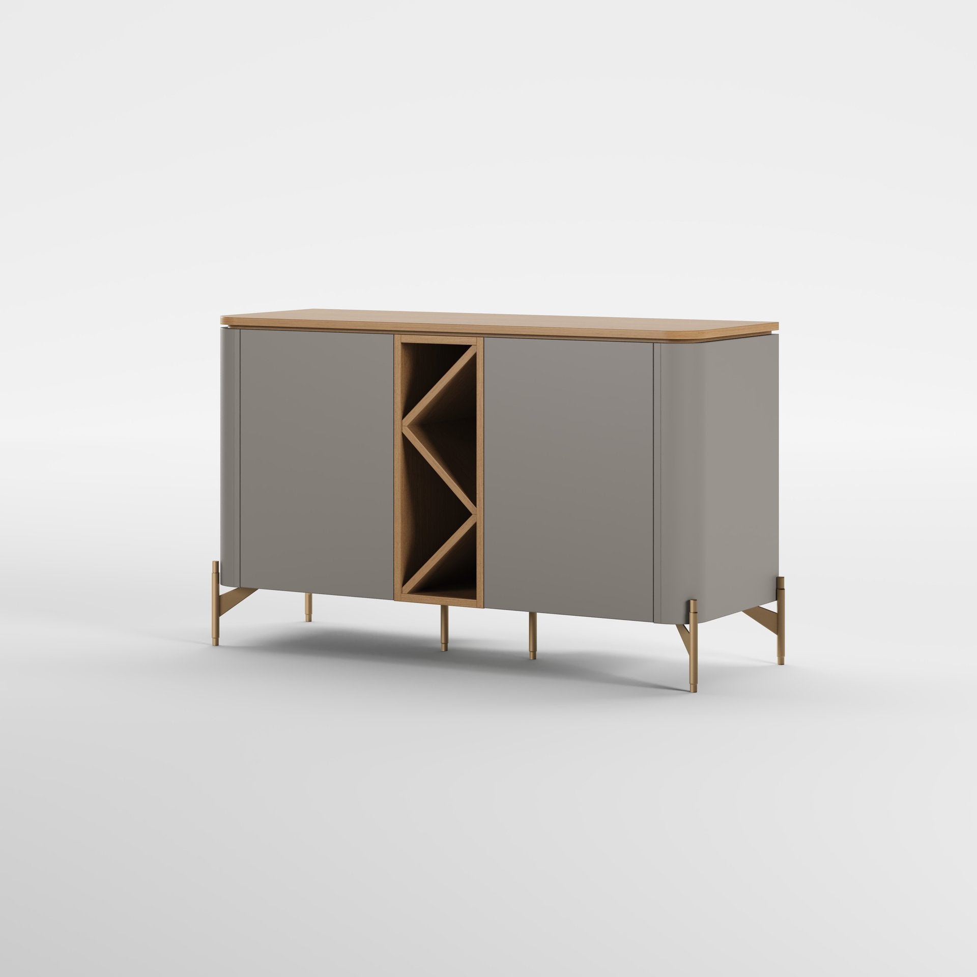 ARC (Lacado Taupe · Madeira Carvalho)