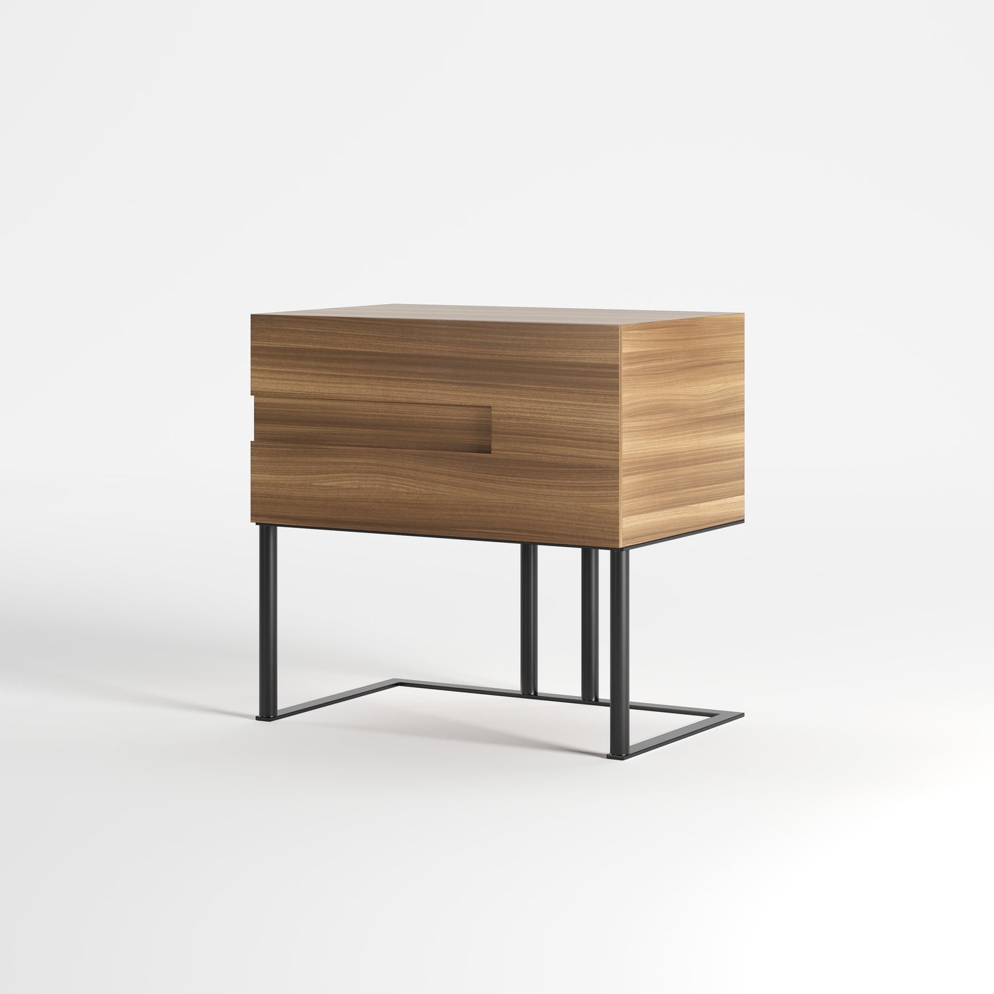 VOID WOOD (Madeira Eucalipto Fumado · Preto Mate)