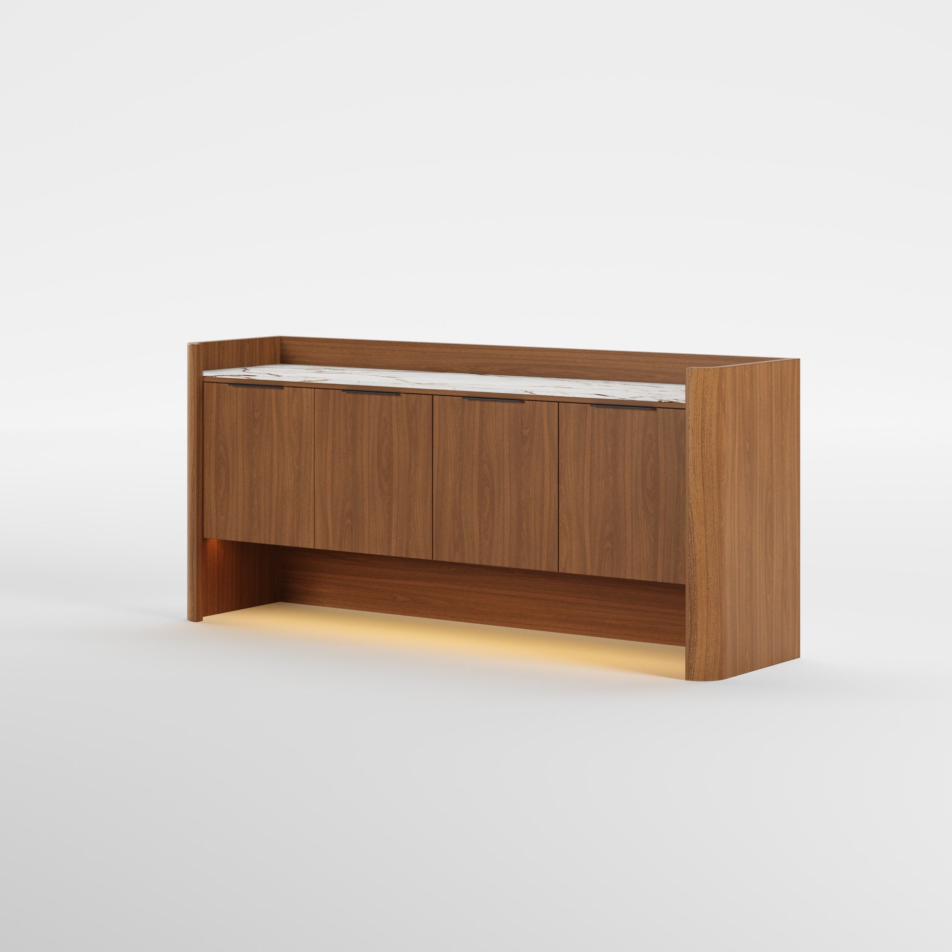 TONE WOOD (Madeira Nogueira · Preto Mate · Tampo Pedra)