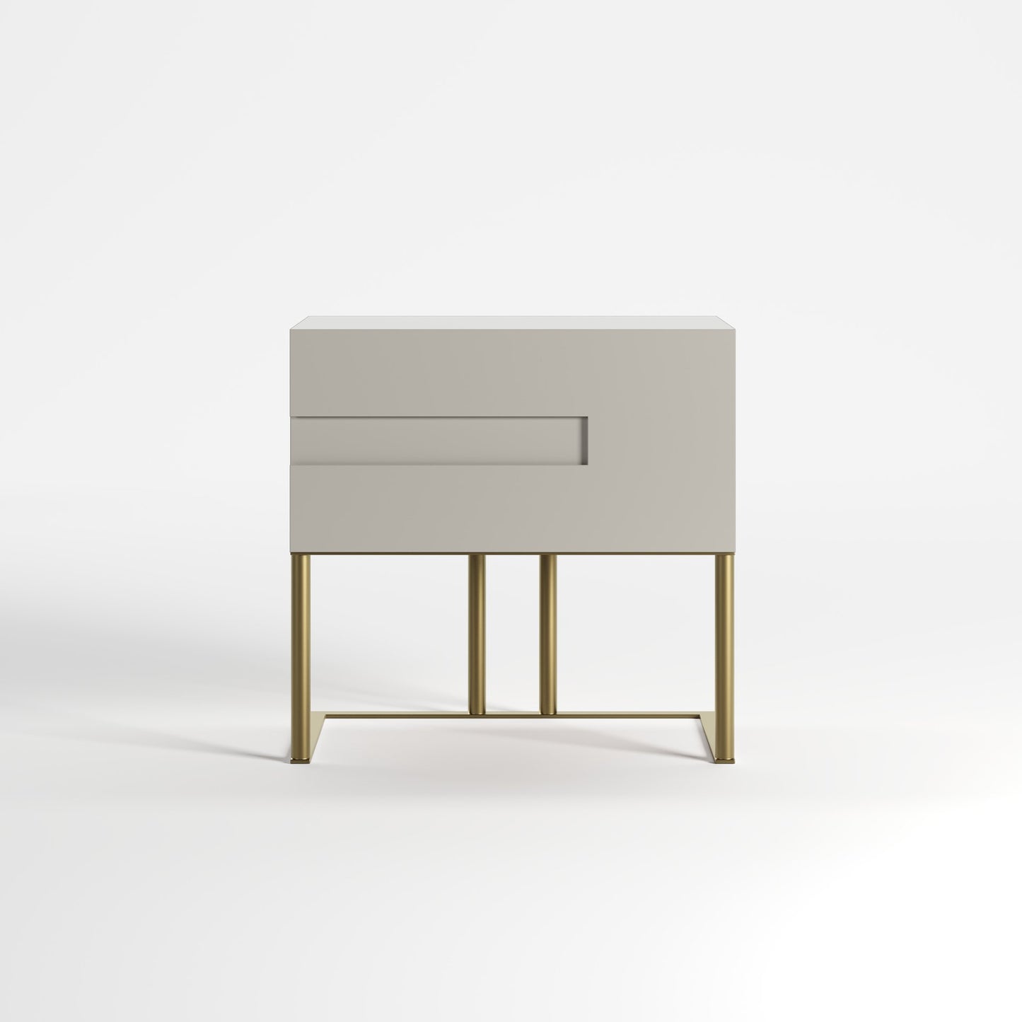 VOID (BRILHO · Lacado Taupe · Dourado Escovado Mate)