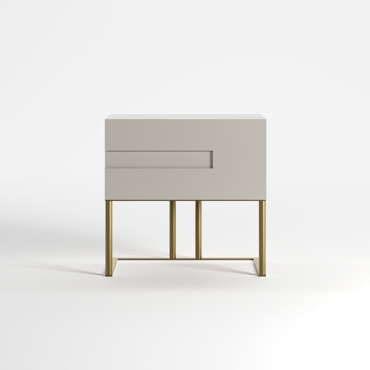 VOID (Brilho · Lacado Taupe · Dourado Escovado Mate)