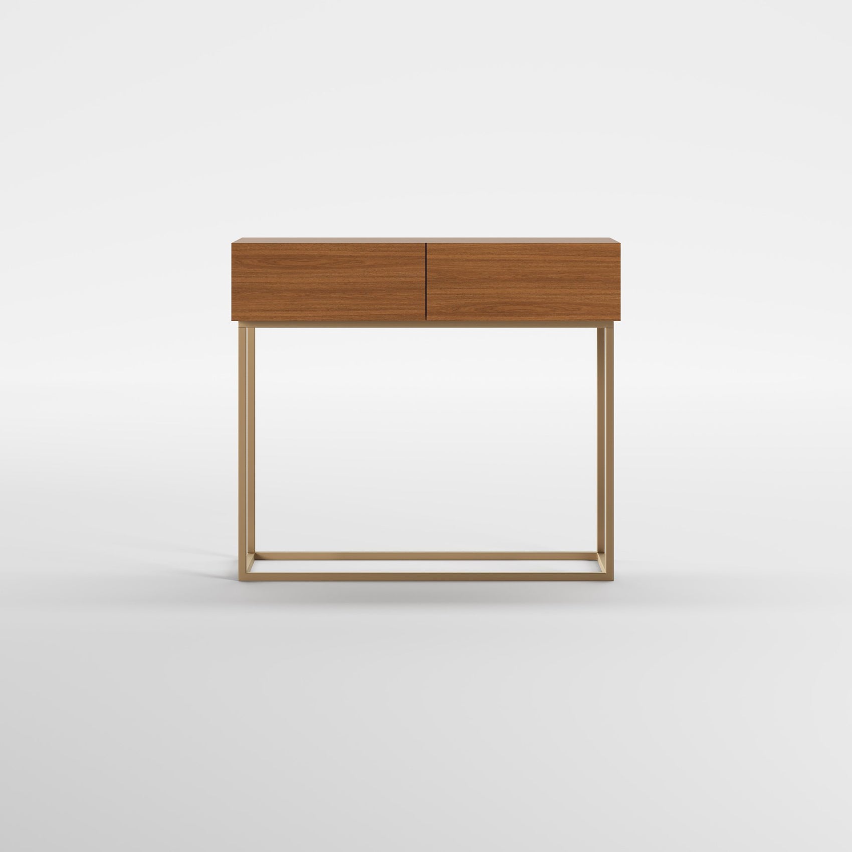 HALL WOOD (Madeira Nogueira · Dourado Escovado Mate)
