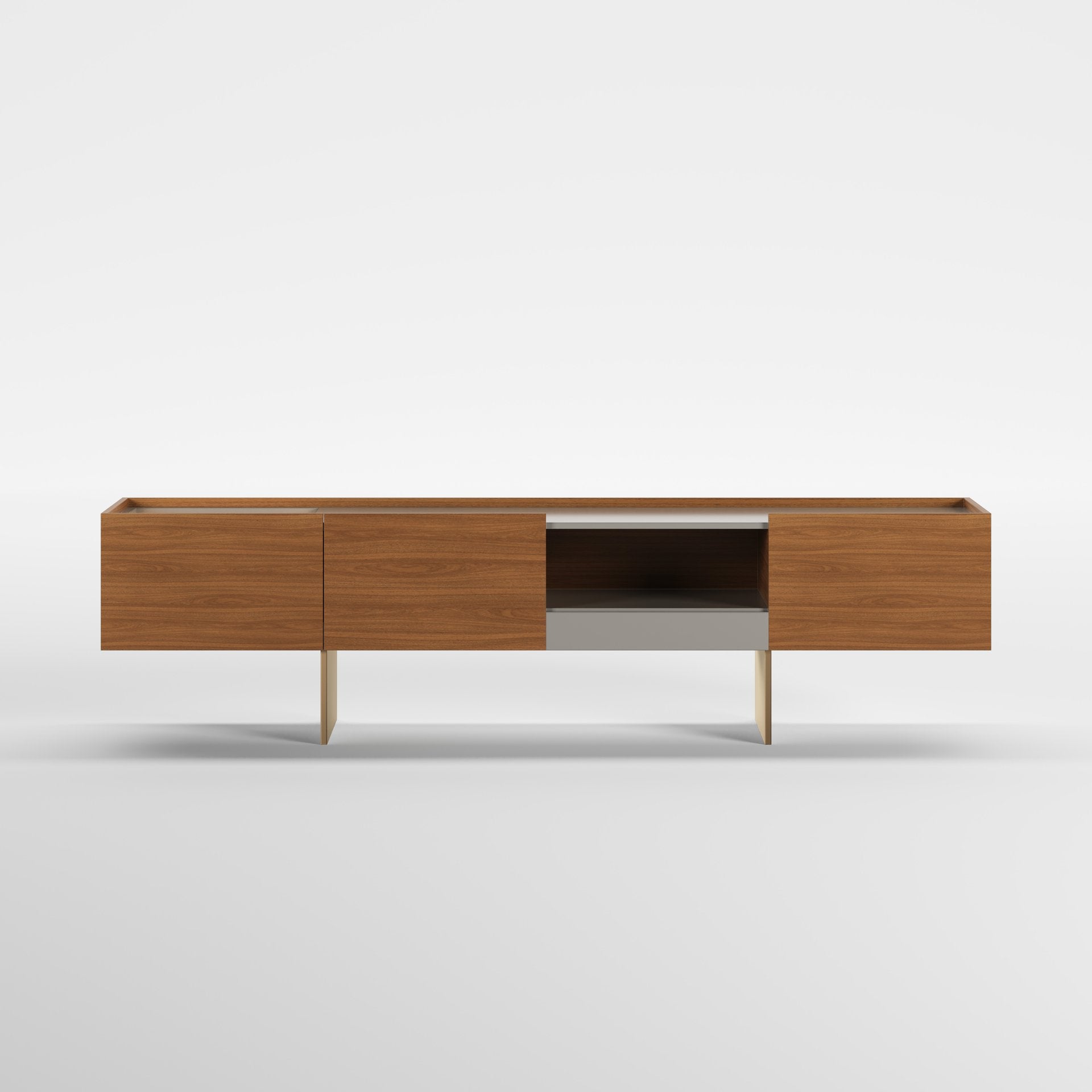 PILLAR (Lacado Taupe · Madeira Nogueira)