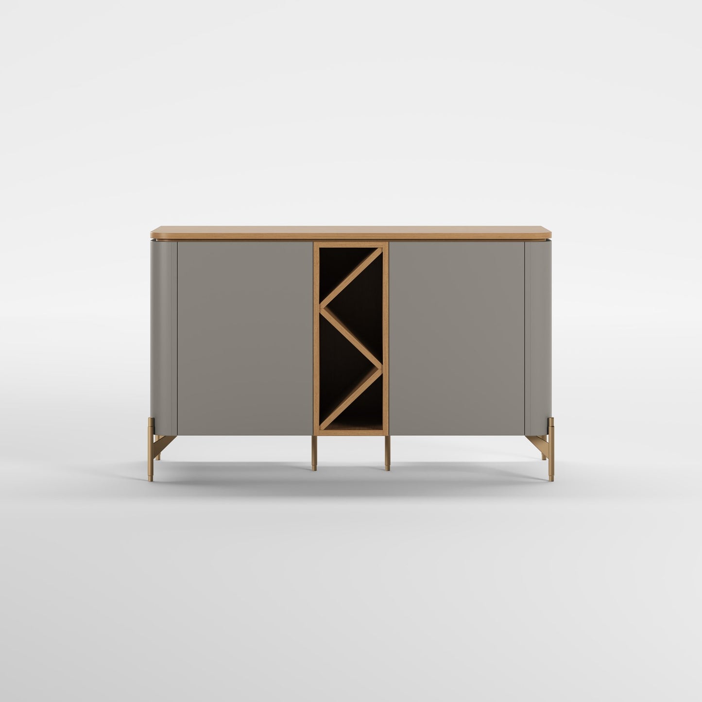 ARC (Lacado Taupe · Madeira Carvalho)