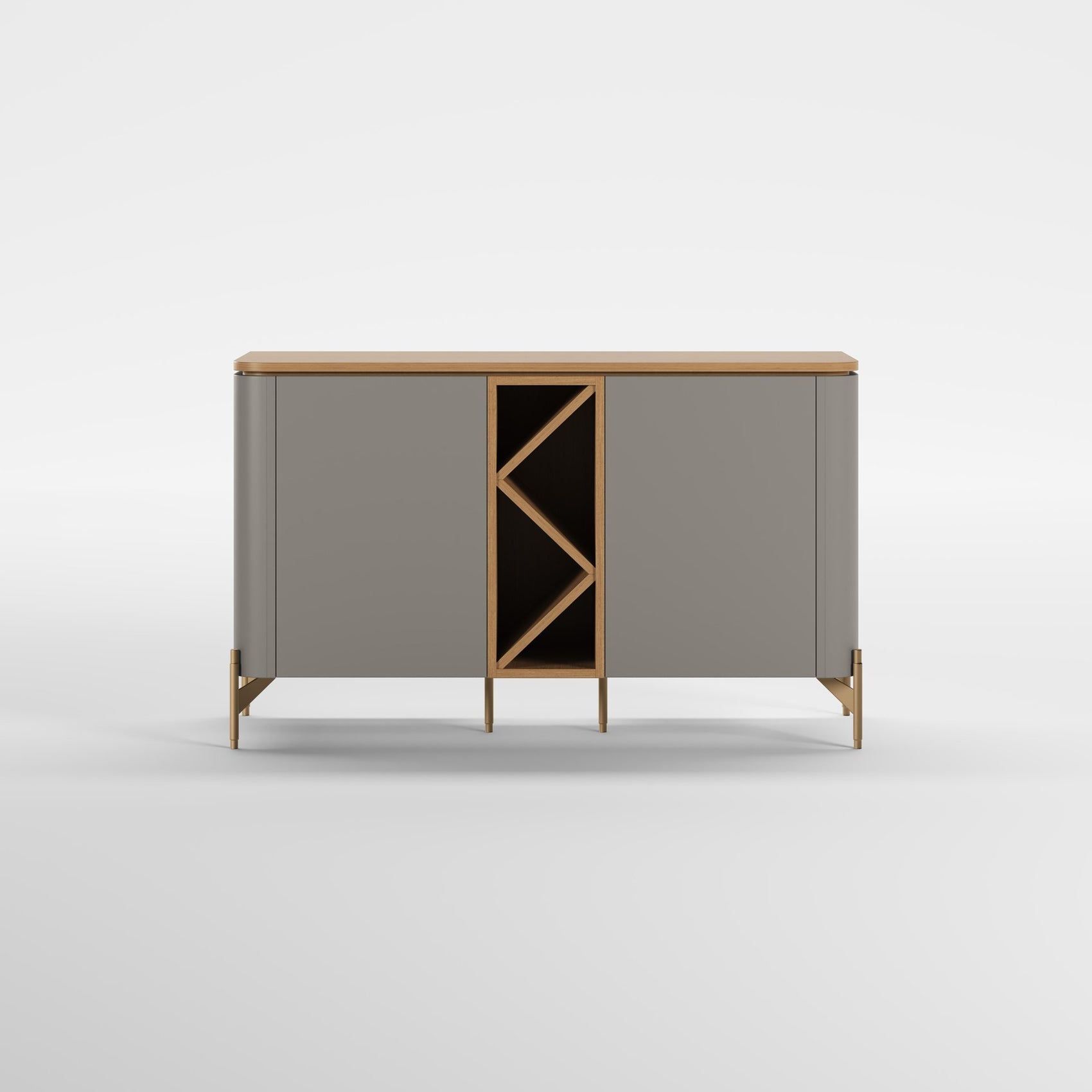 ARC (Lacado Taupe · Madeira Carvalho)
