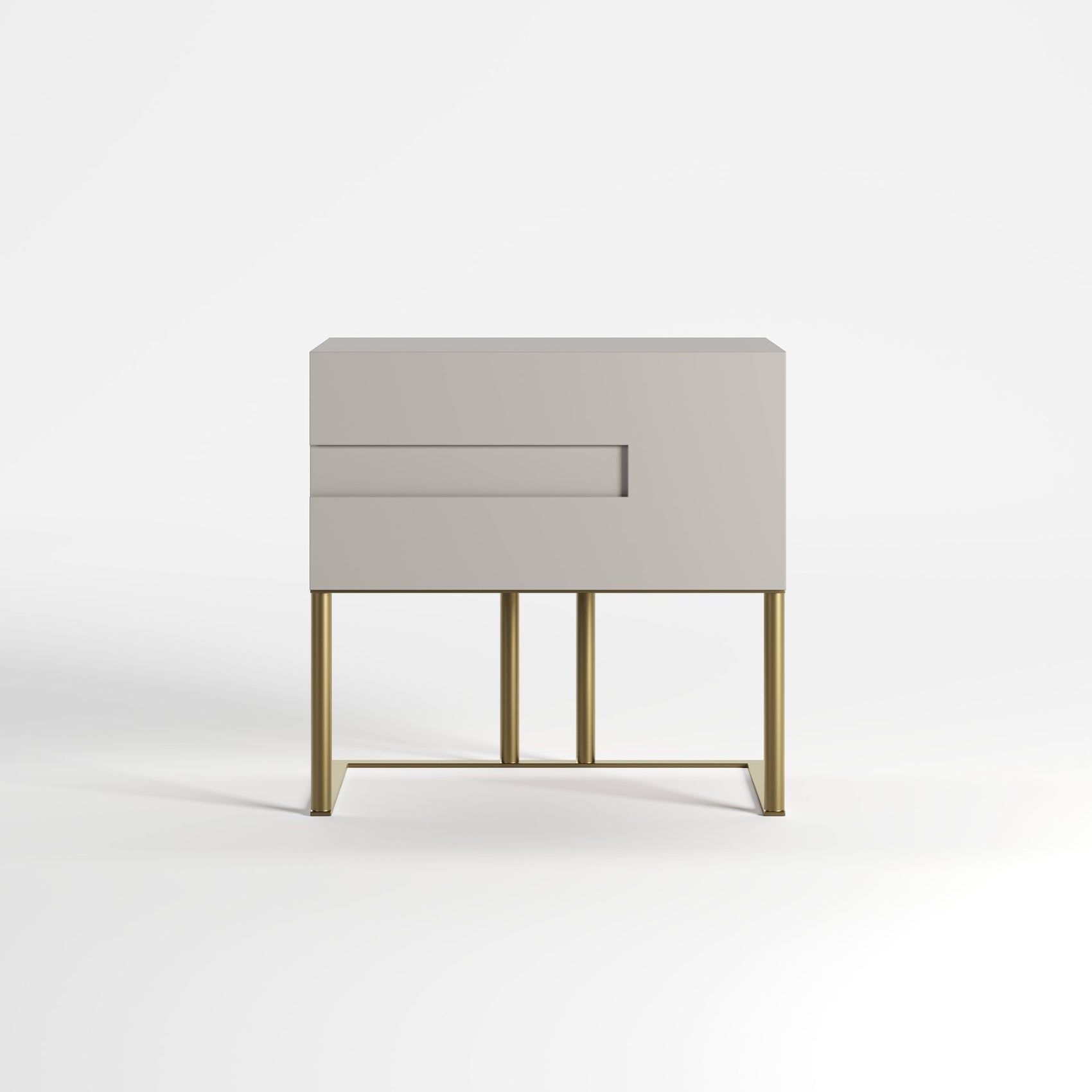VOID (MATE · Lacado Taupe · Dourado Escovado Mate)