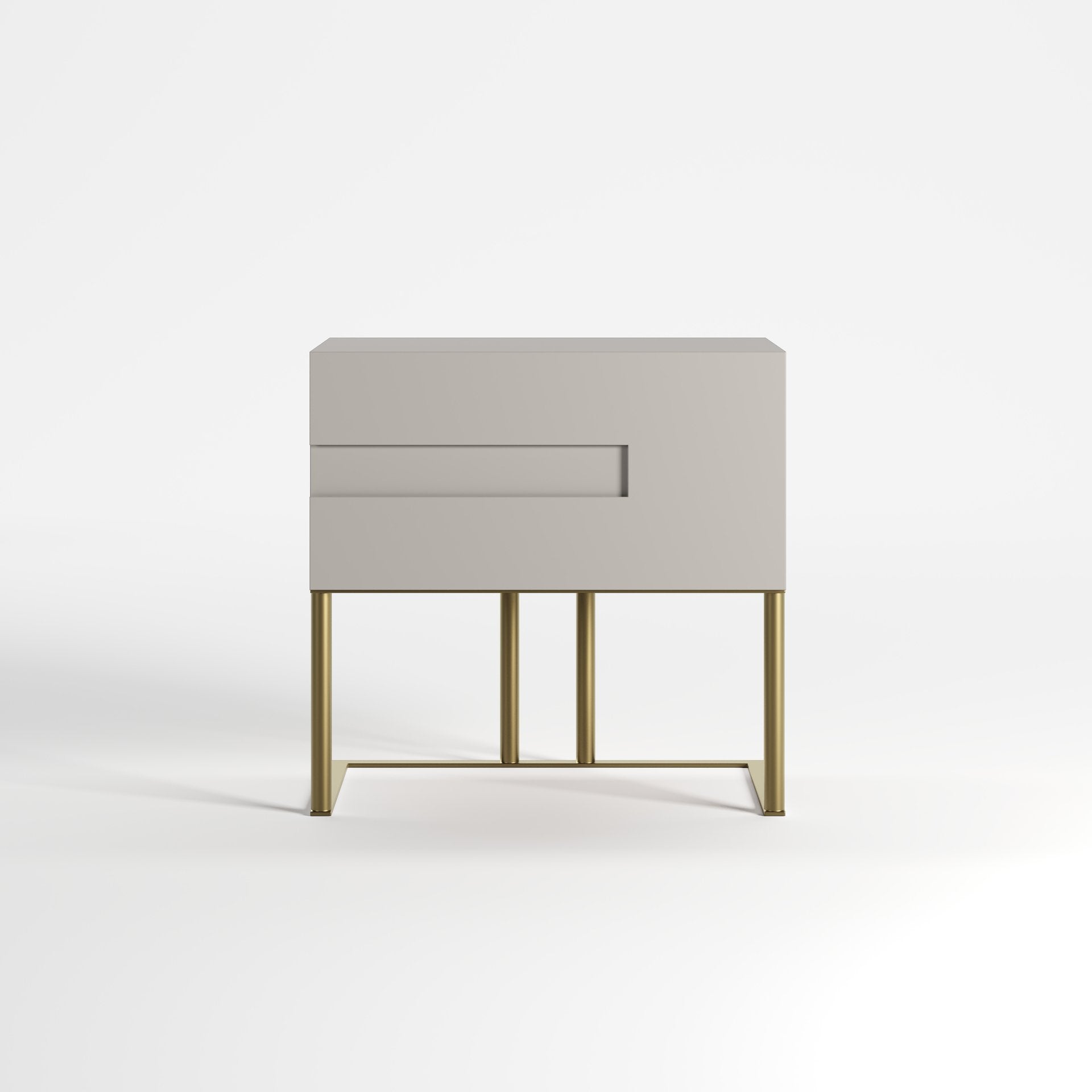 VOID (MATE · Lacado Taupe · Dourado Escovado Mate)