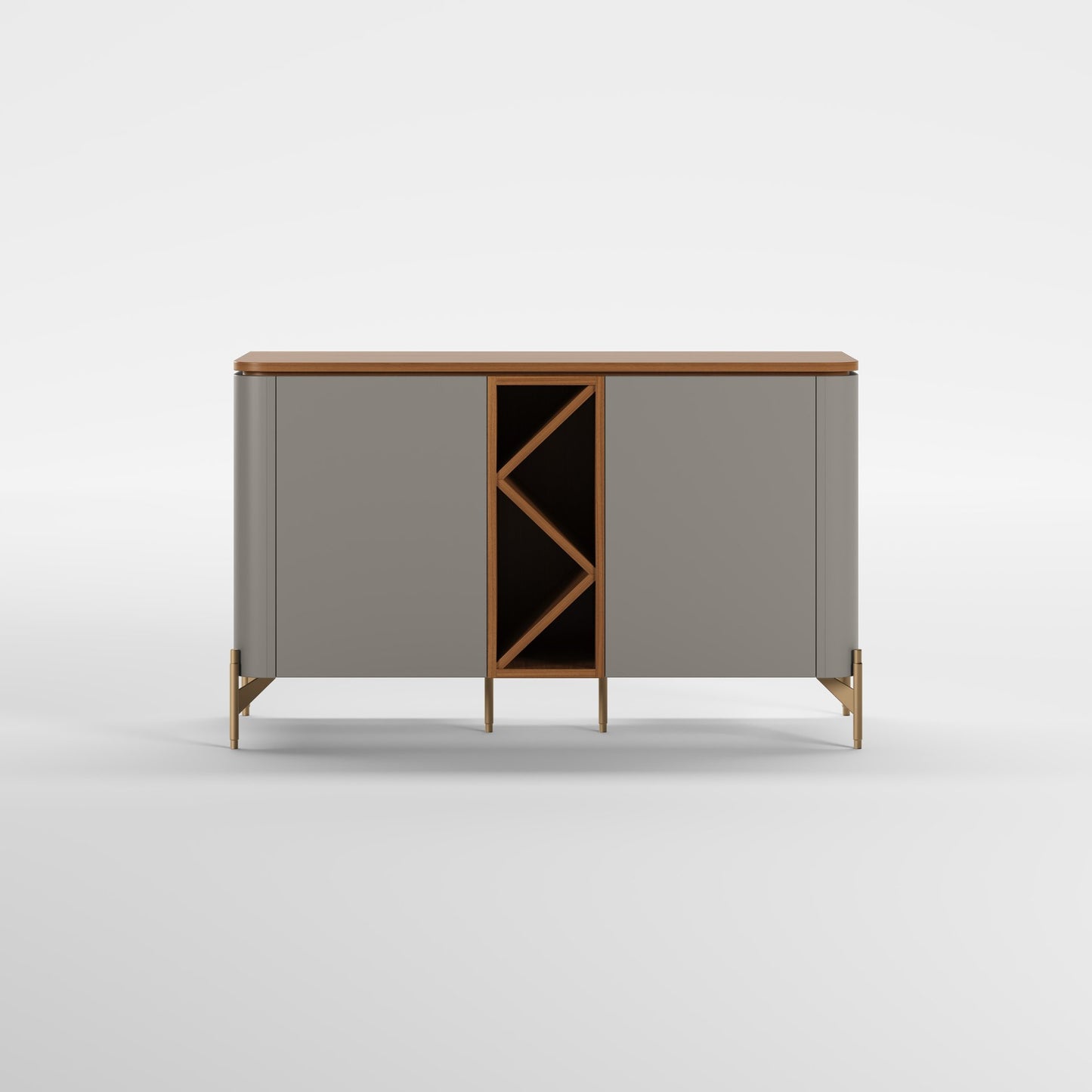 ARC (Lacado Taupe · Madeira Nogueira)