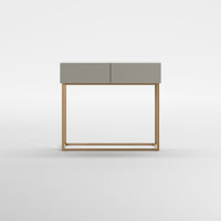 HALL (Lacado Taupe · Dourado Escovado Mate)