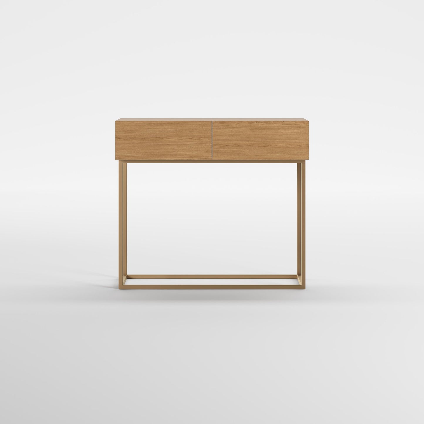 HALL WOOD (Madeira Carvalho · Dourado Escovado Mate)