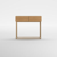 HALL WOOD (Madeira Carvalho · Dourado Escovado Mate)