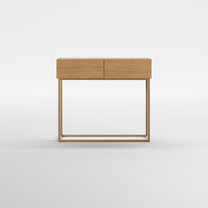 HALL WOOD (Madeira Carvalho · Dourado Escovado Mate)