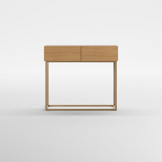 HALL WOOD (Madeira Carvalho · Dourado Escovado Mate)