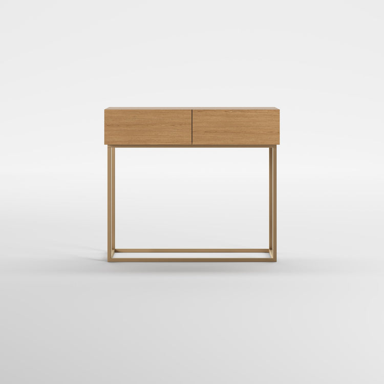 HALL WOOD (Madeira Carvalho · Dourado Escovado Mate)
