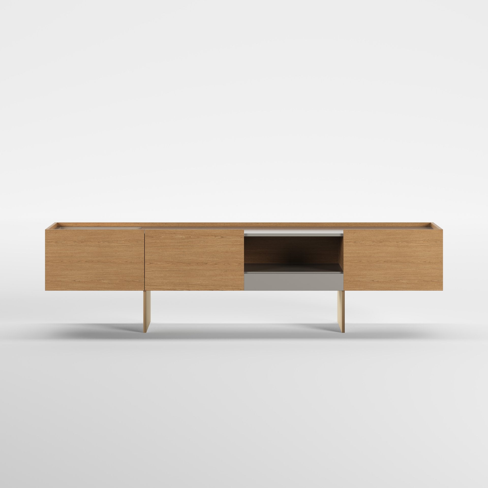 PILLAR (Lacado Taupe · Madeira Carvalho)