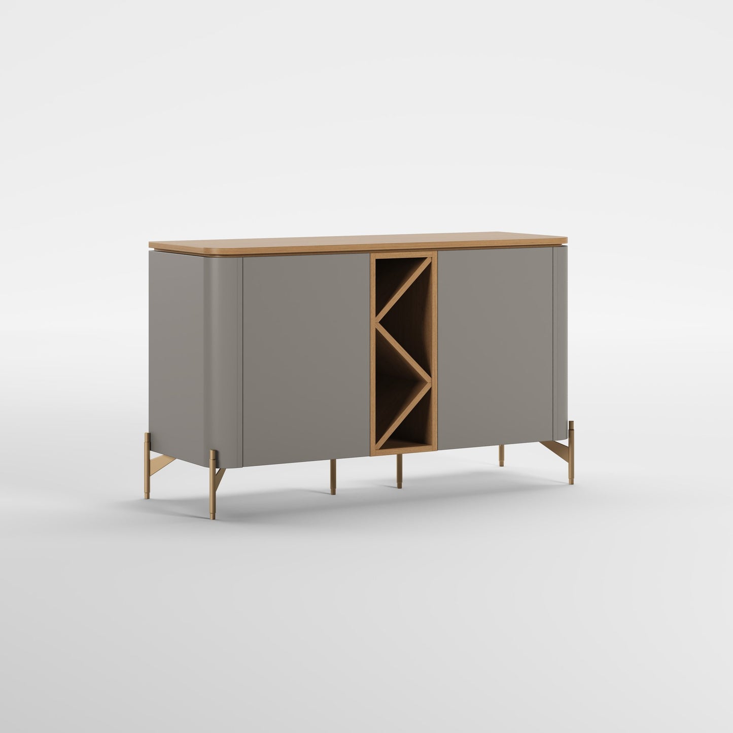 ARC (Lacado Taupe · Madeira Carvalho)