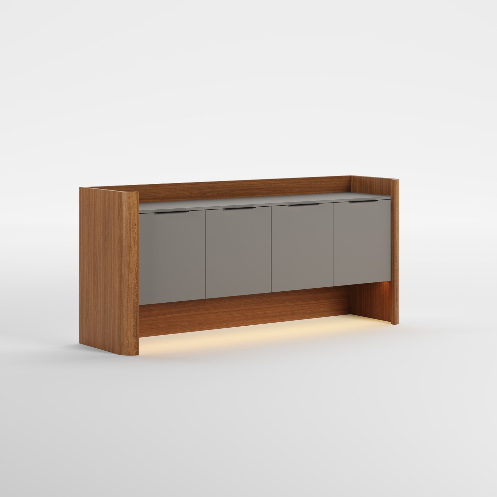 TONE (Lacado Taupe · Madeira Nogueira · Preto Mate)