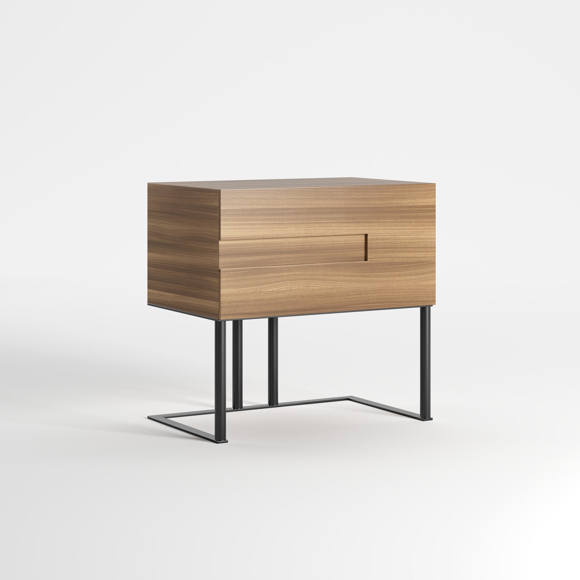 VOID WOOD (Madeira Eucalipto Fumado · Preto Mate)
