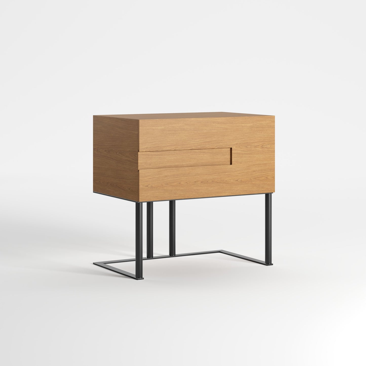 VOID WOOD (Madeira Carvalho · Preto Mate)