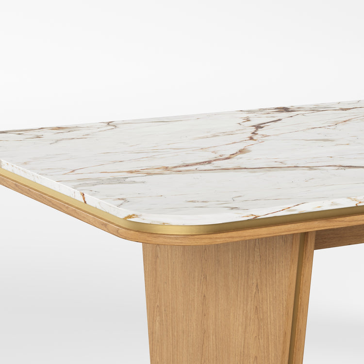 RIVIERA (Dekton Branco e Dourado)