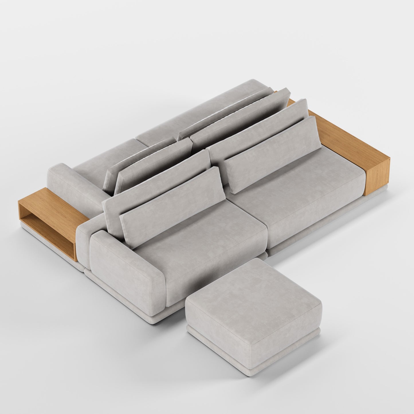 ISLET (Madeira Carvalho · Velvet Light Gray)