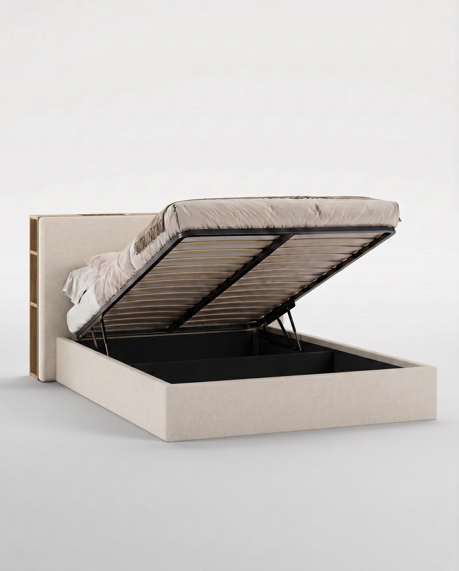 FRAME SOMMIER (Madeira Carvalho · Beige)