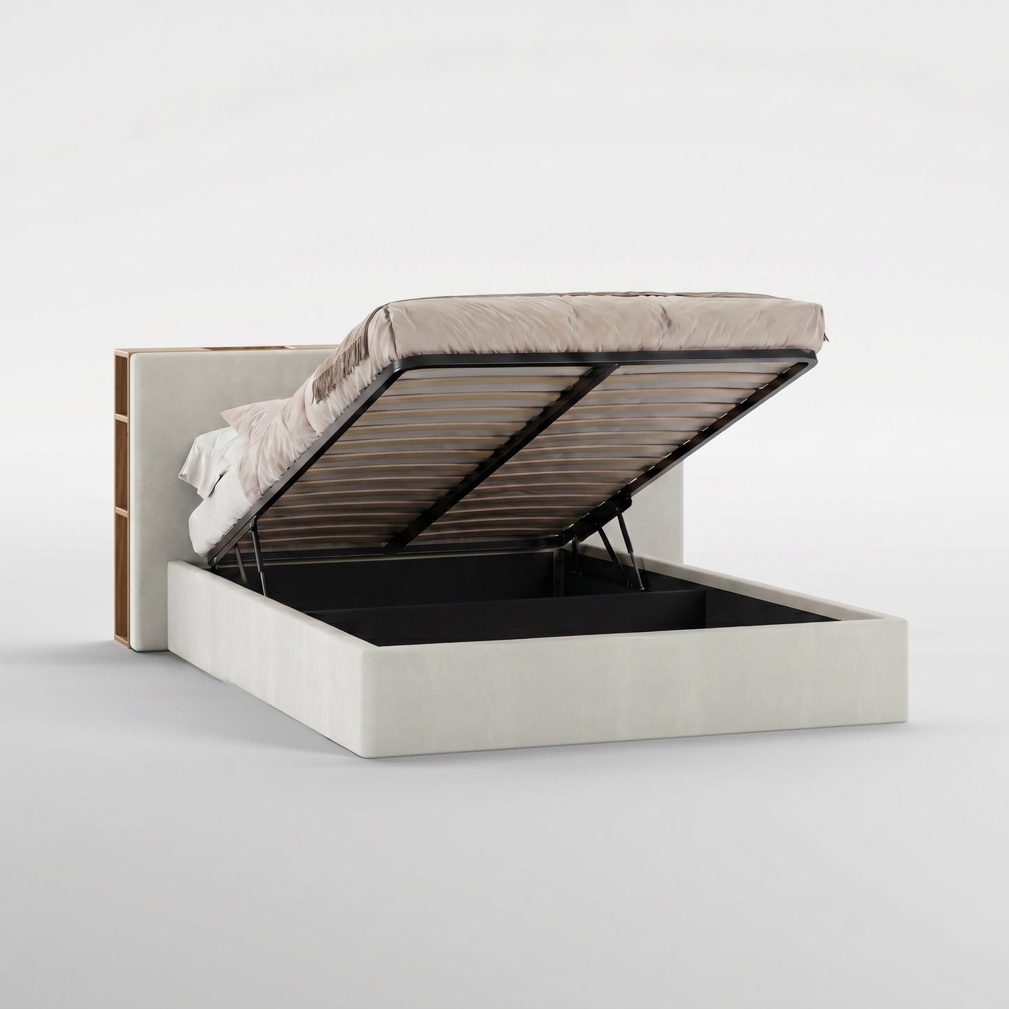 FRAME SOMMIER (Madeira Carvalho · Velvet Mid Gray)