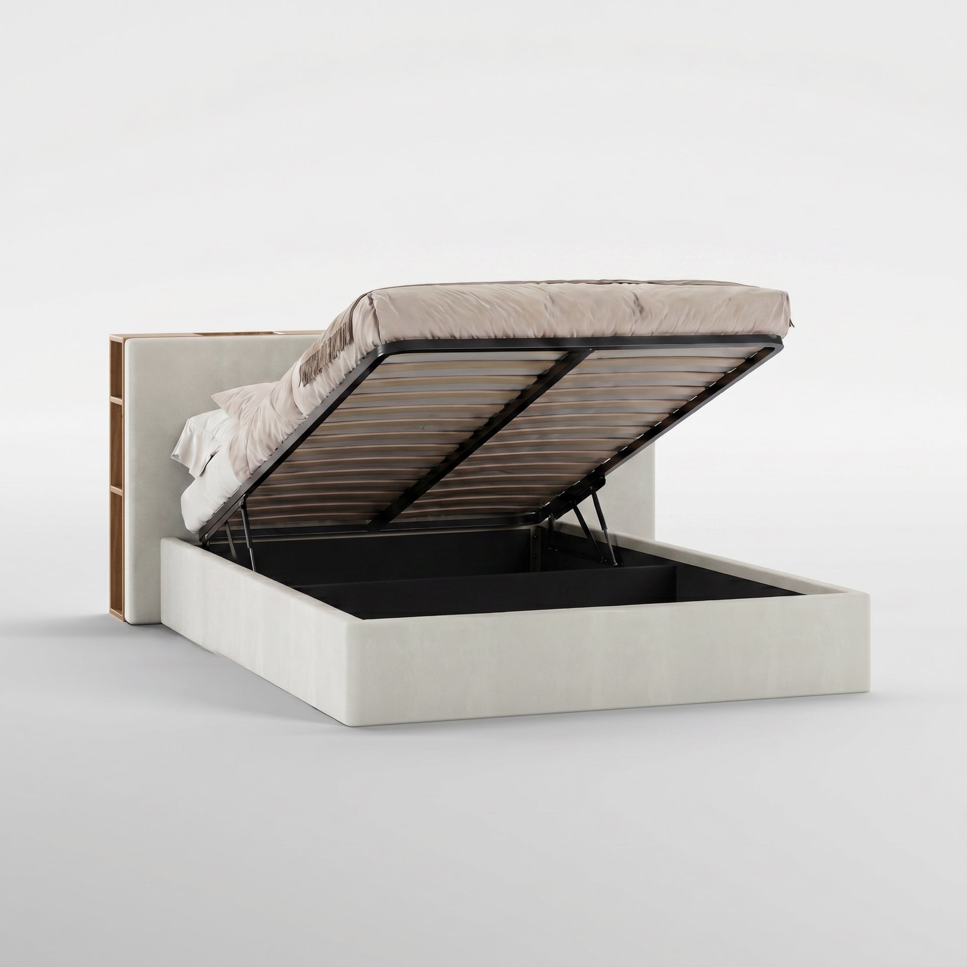 FRAME SOMMIER (Madeira Carvalho · Velvet Mid Gray)