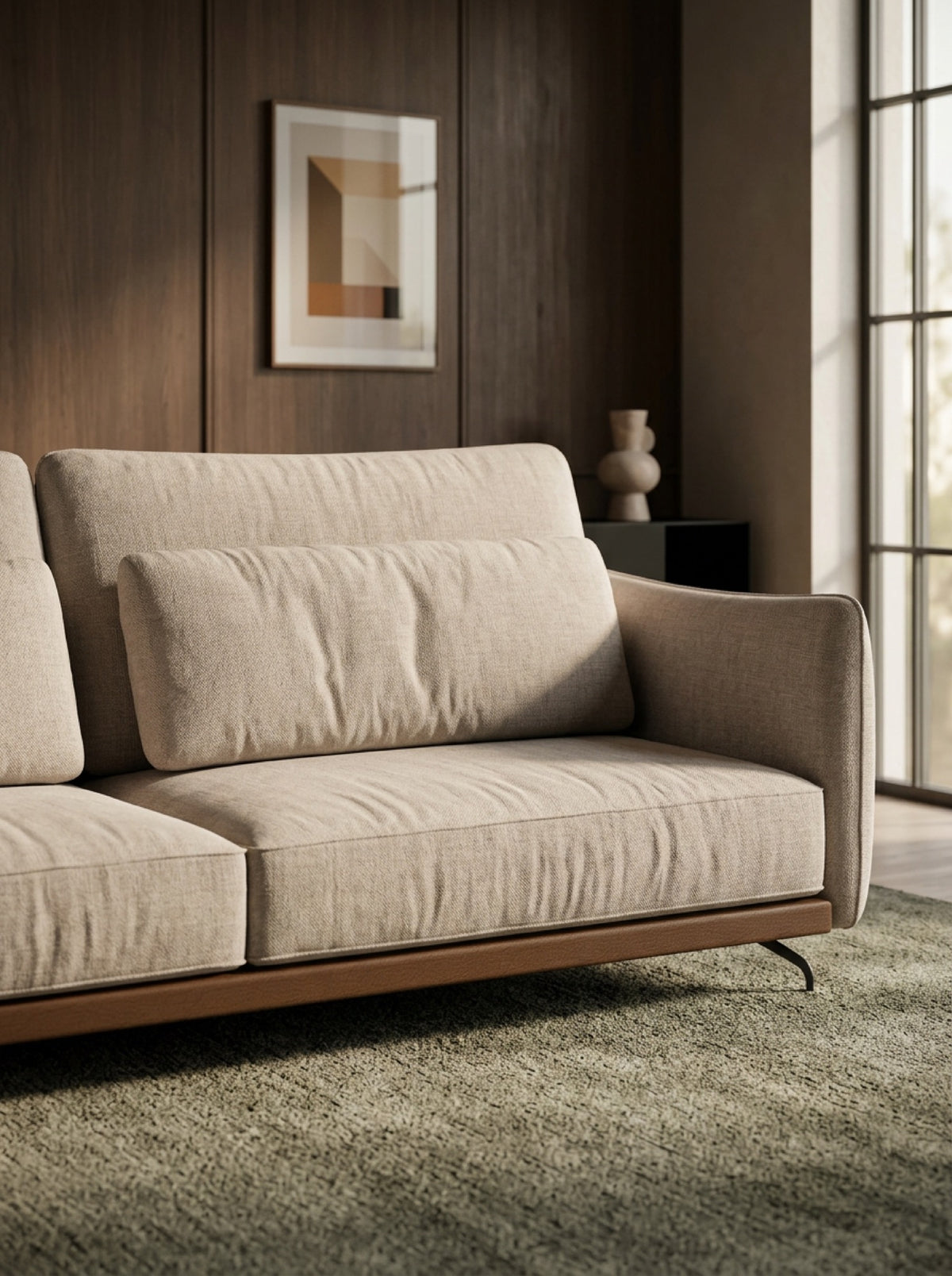SLIM com chaise e braços numa sala