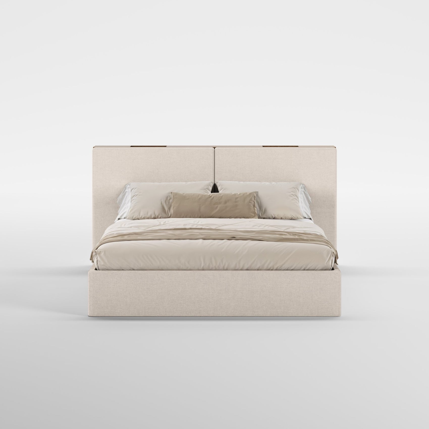 FRAME SOMMIER (Madeira Eucalipto Fumado · Beige)