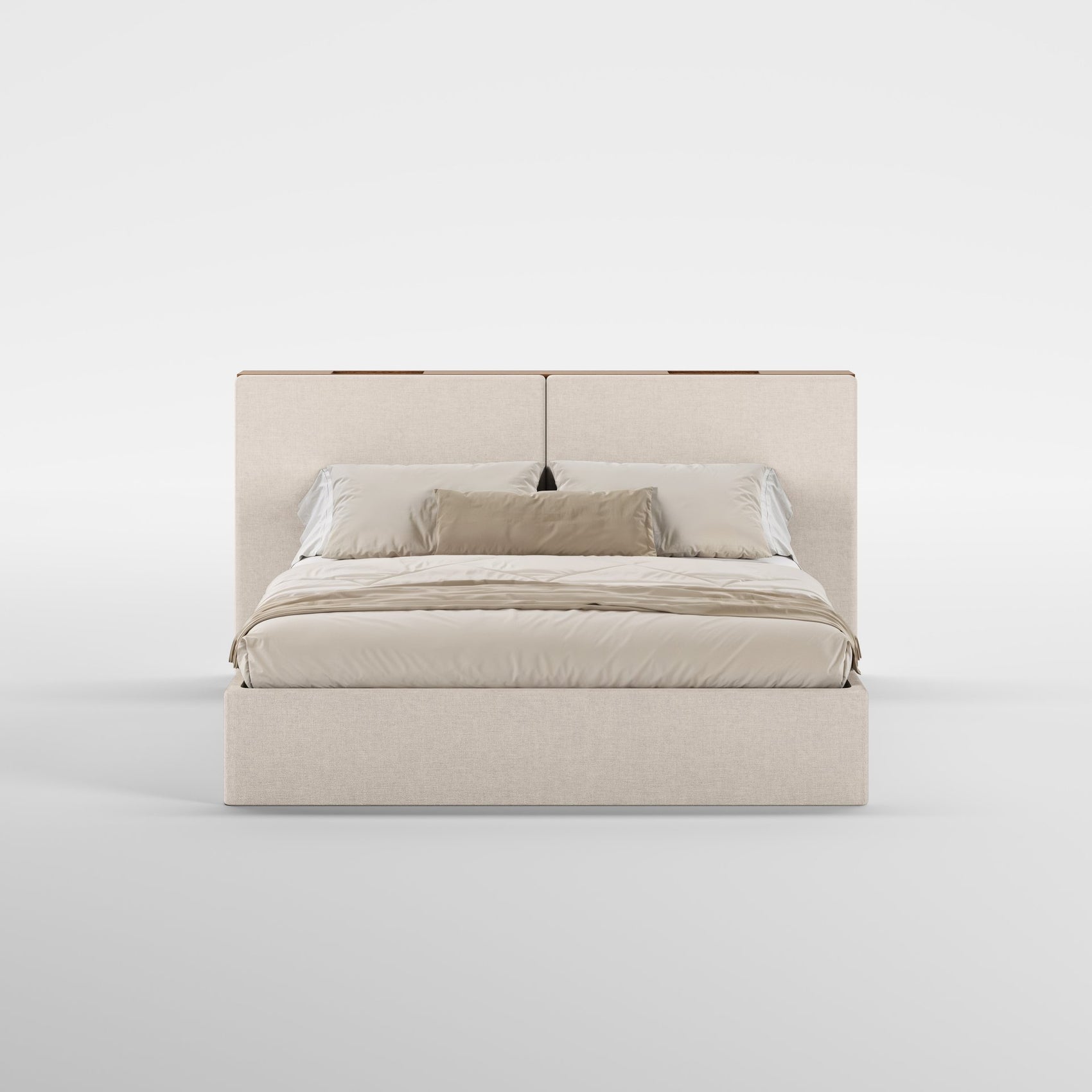 FRAME SOMMIER (Madeira Nogueira · Beige)