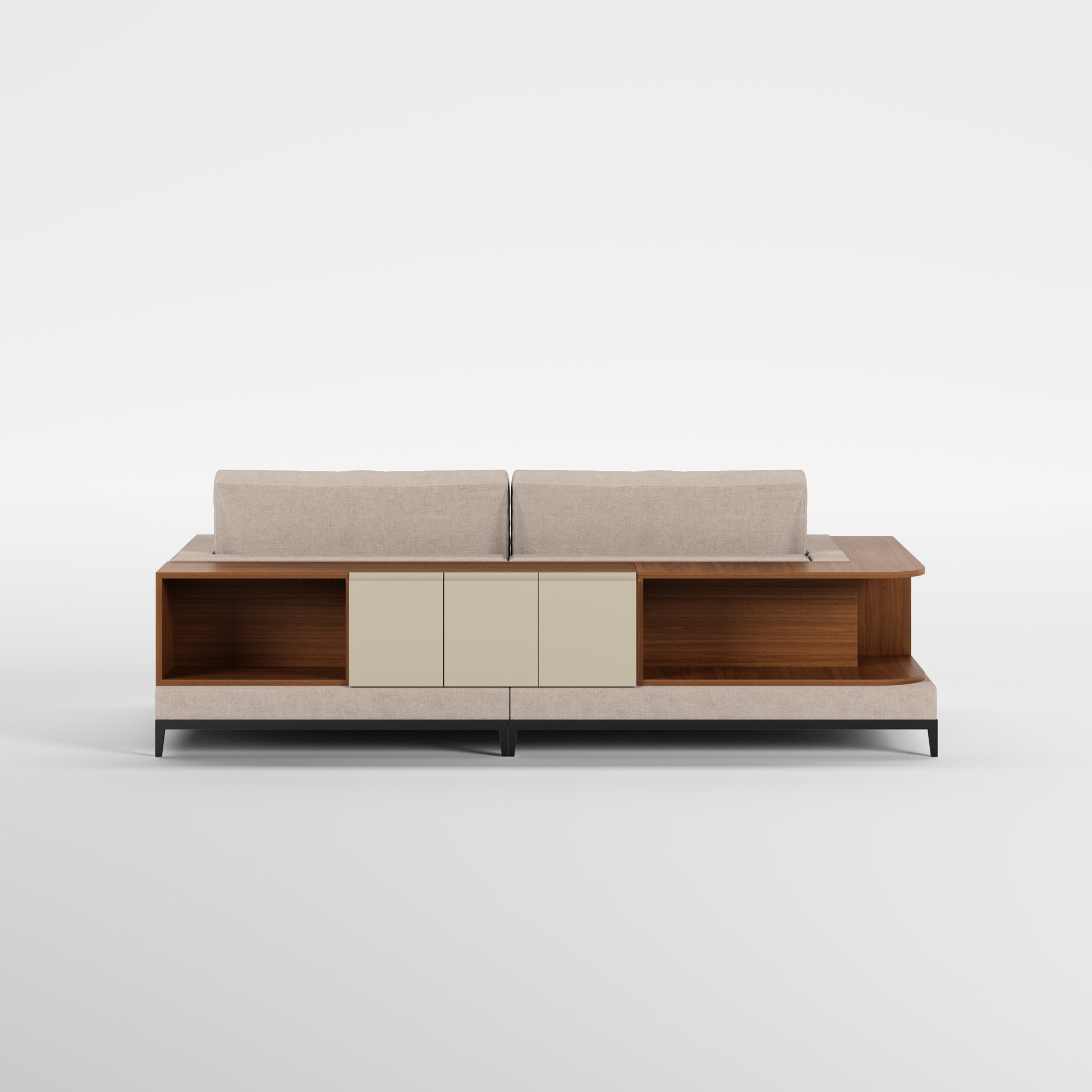 NOOK (Madeira Nogueira · Preto Mate · Quartzo)