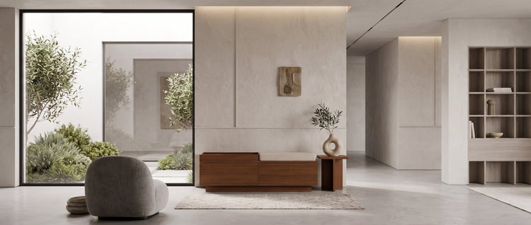 STRATA numa sala, ao centro
