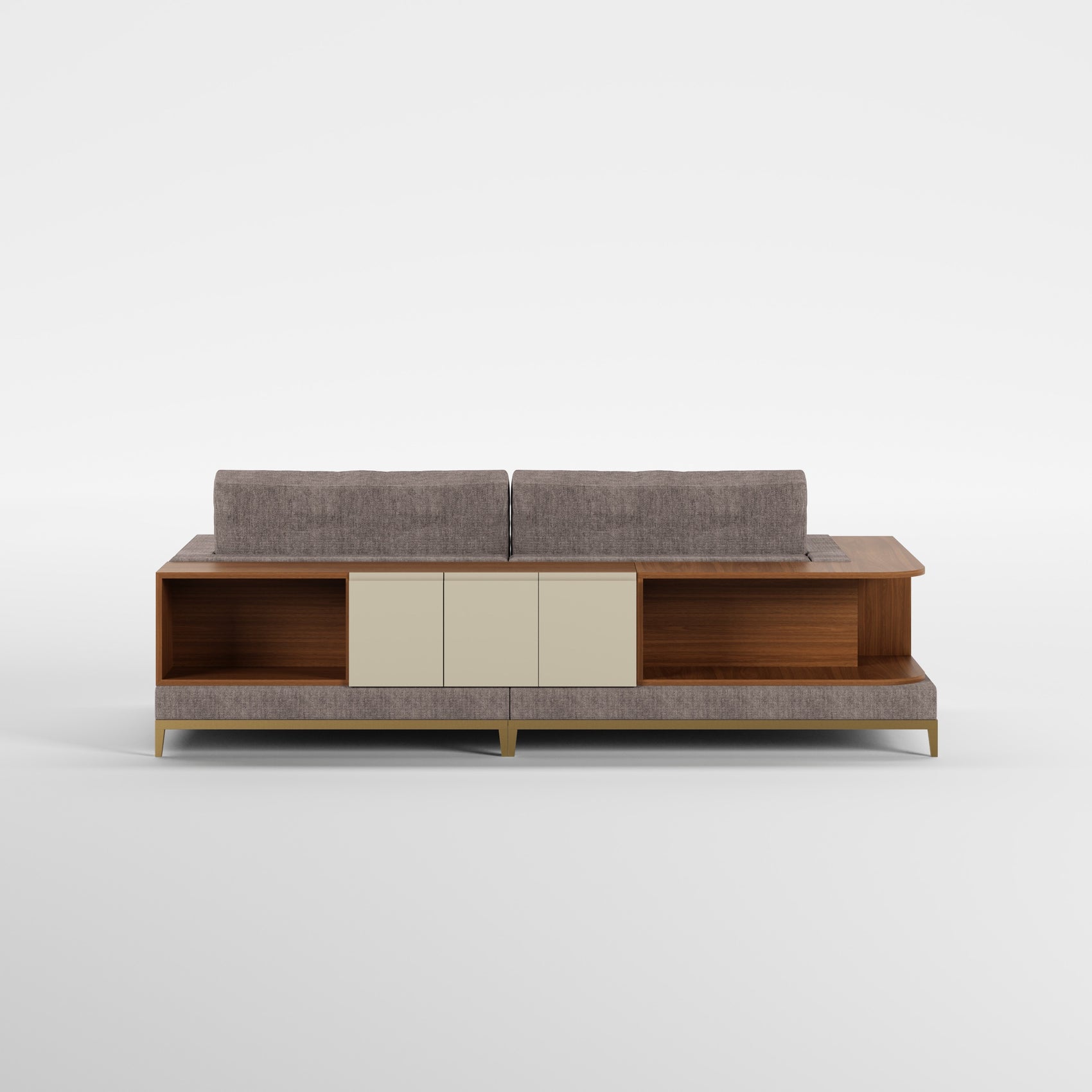 NOOK (Madeira Nogueira · Dourado Escovado Mate · Savana)