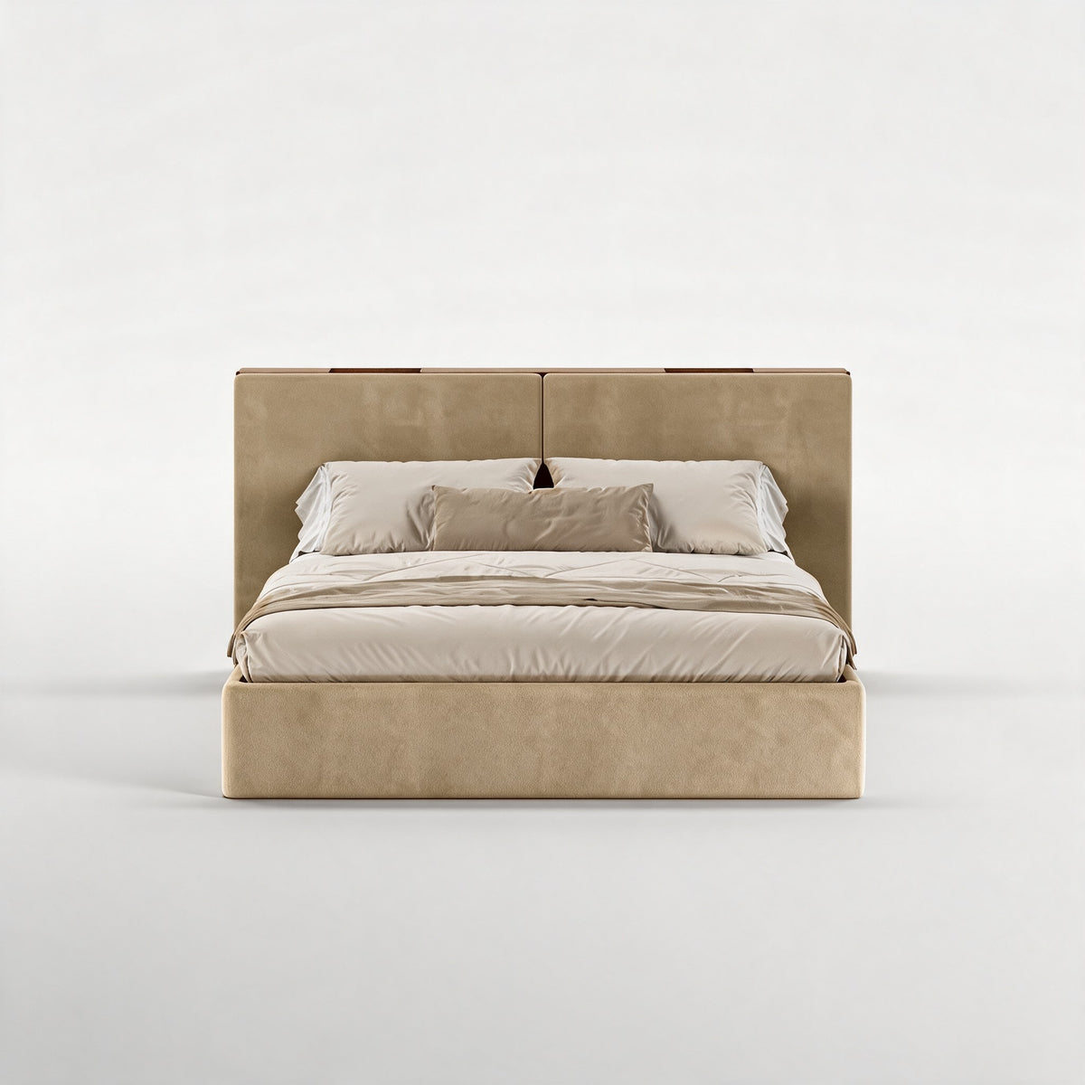 FRAME SOMMIER (Madeira Nogueira · Aqua Gold)