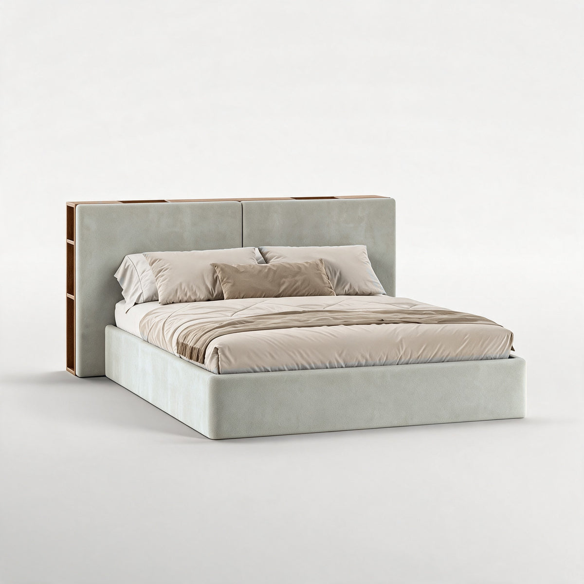 FRAME SOMMIER (Madeira Nogueira · Aqua Sky)