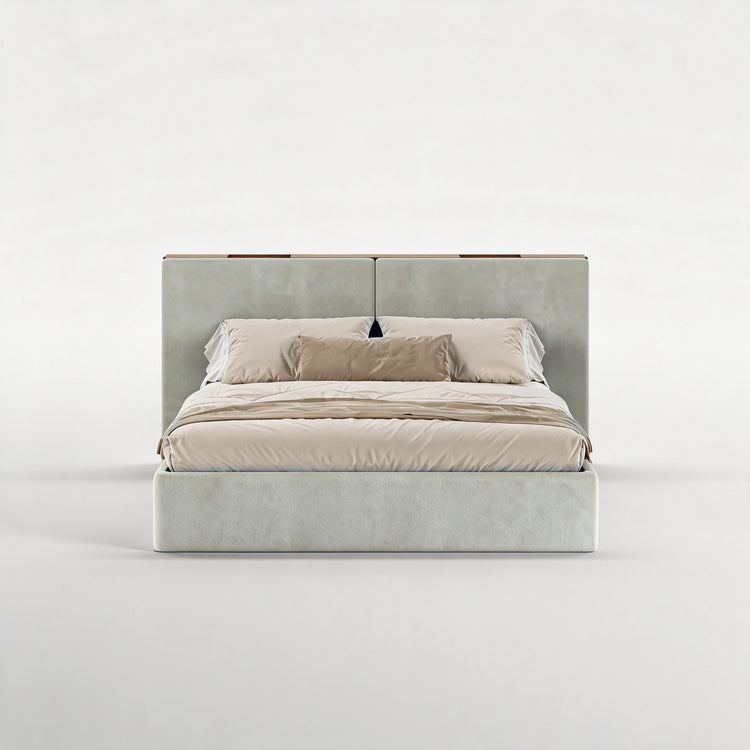 FRAME SOMMIER (Madeira Nogueira · Aqua Sky)