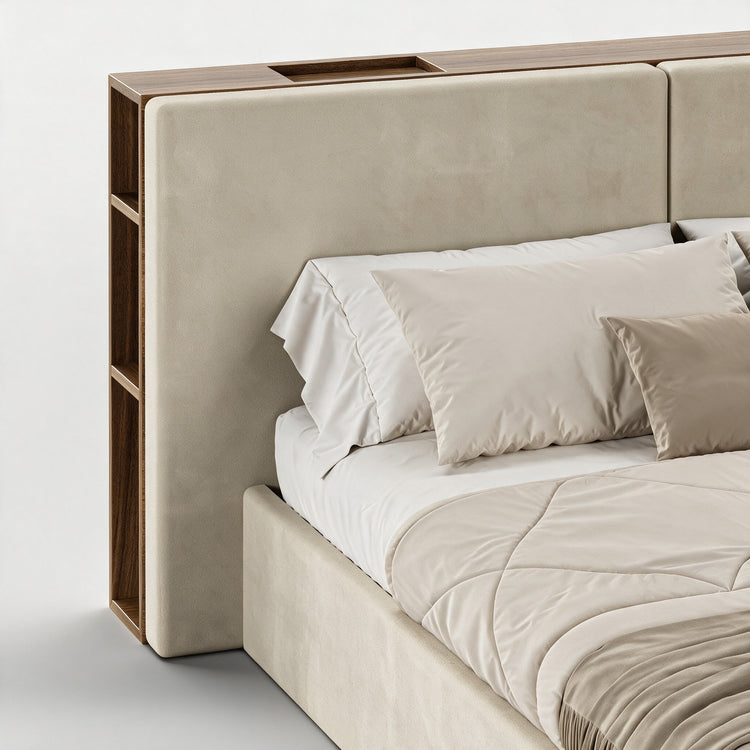 FRAME SOMMIER (Madeira Eucalipto Fumado · Aqua Soft)