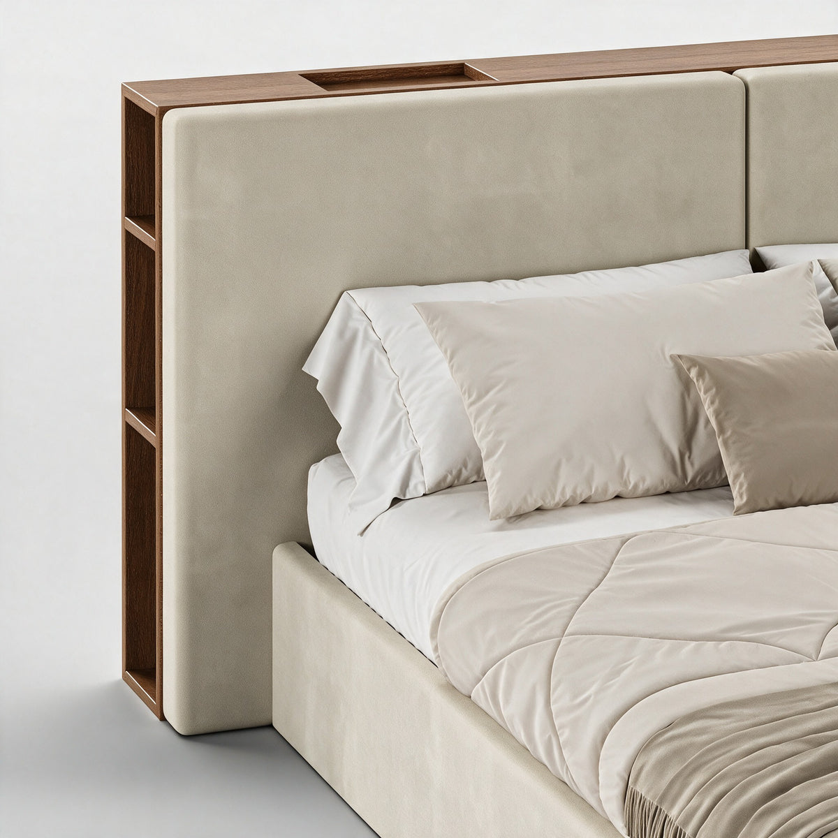 FRAME SOMMIER (Madeira Nogueira · Aqua Soft)