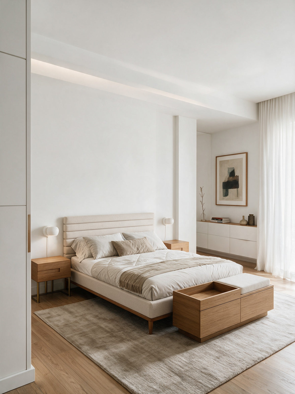 Quarto com a WILLOW e a VOID WOOD