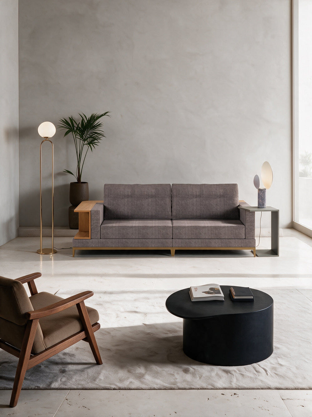 Sala com o NOOK e o SEIXO