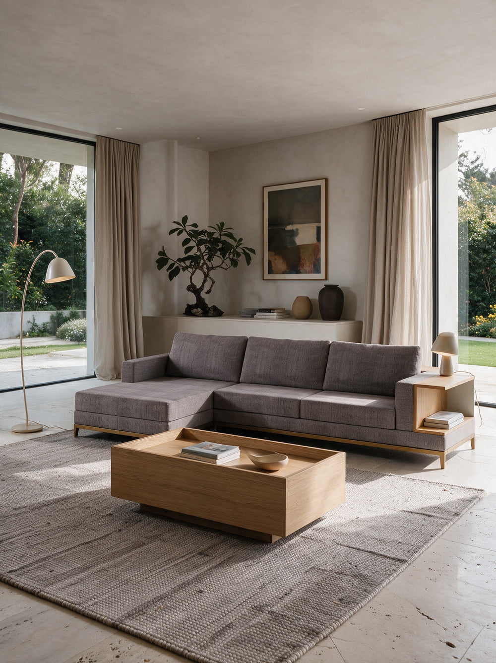Sala com o NOOK e o FLORA