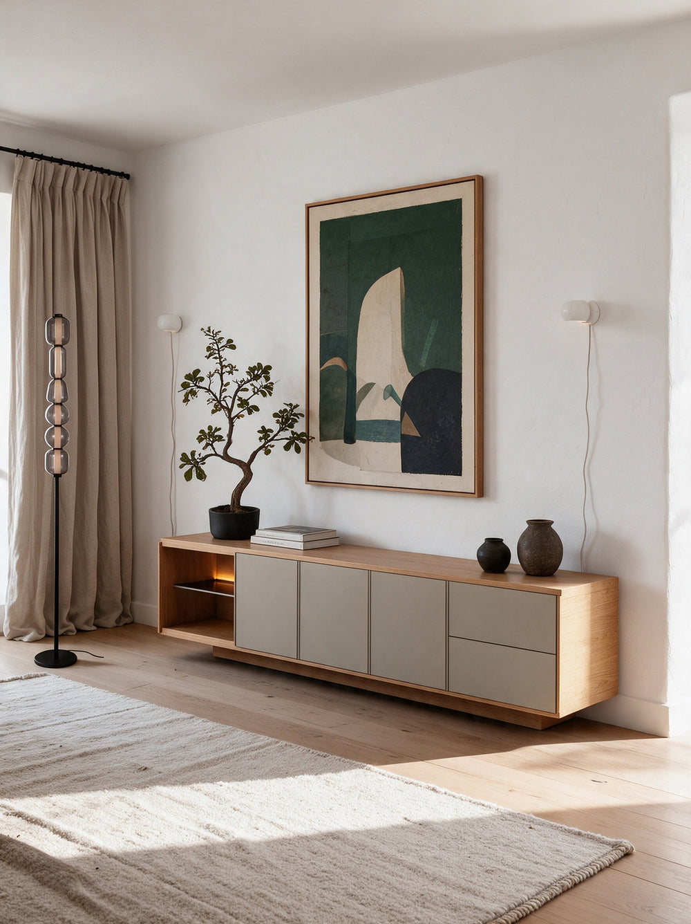 Sala com o HORIZON e o VAIVÉM